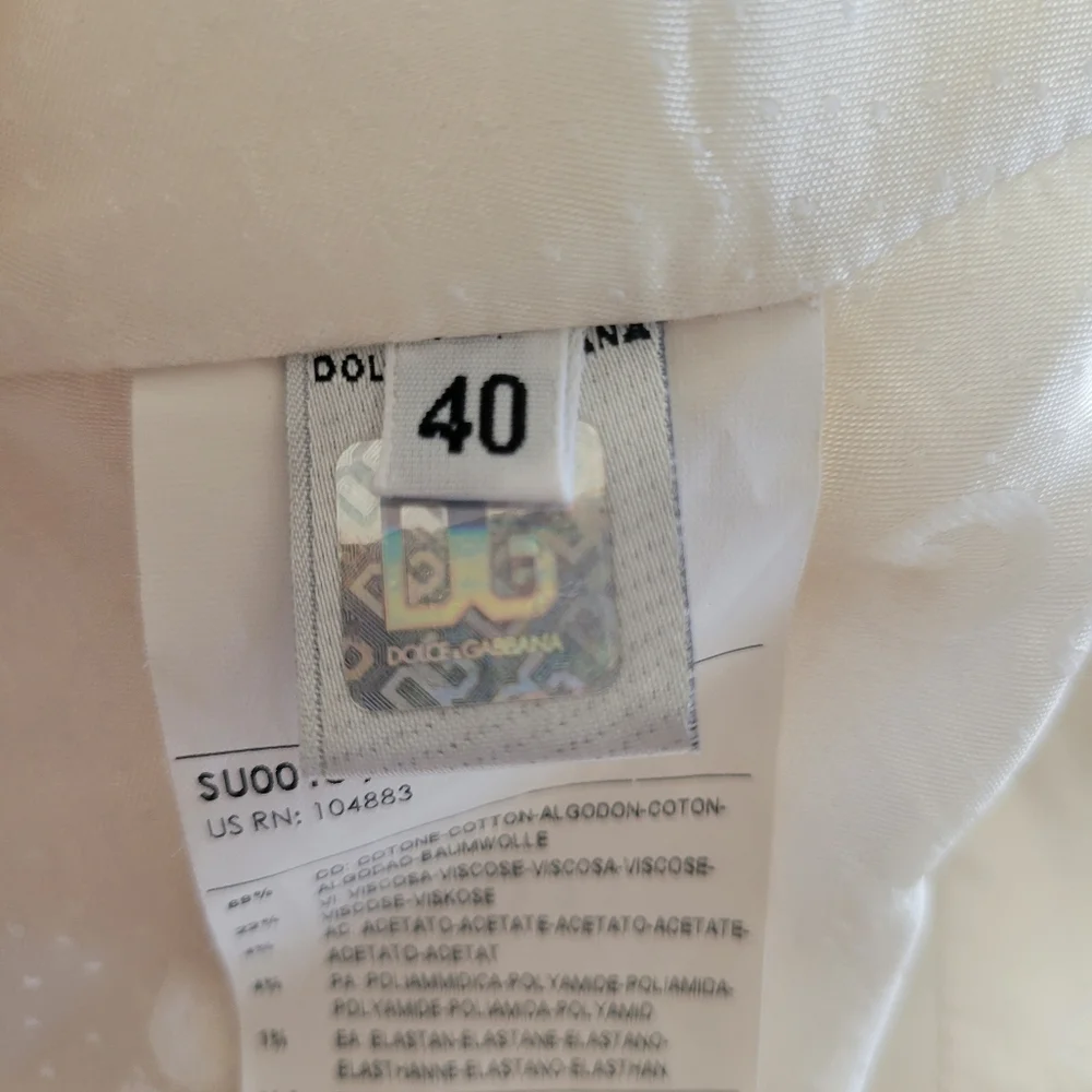 VINTAGE DOLCE AND GABBANA CROPPED BLAZER - Picture 8 of 14